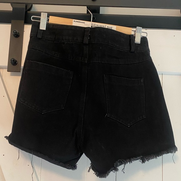 Black Jewel Fringe Shorts - Picture 3 of 4